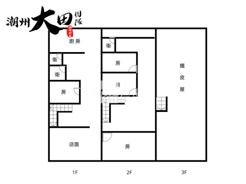 潮州延平金店住房屋室內格局與周邊環境