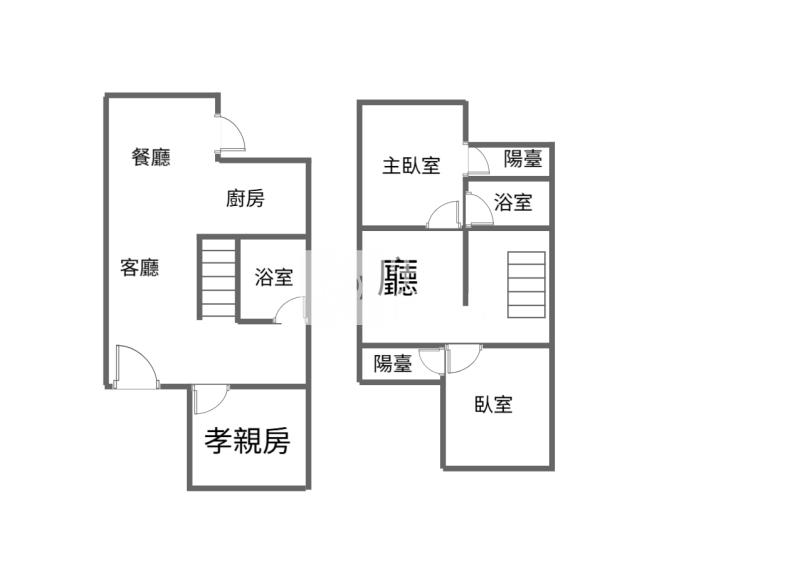 八德低總價孝親房透天房屋室內格局與周邊環境