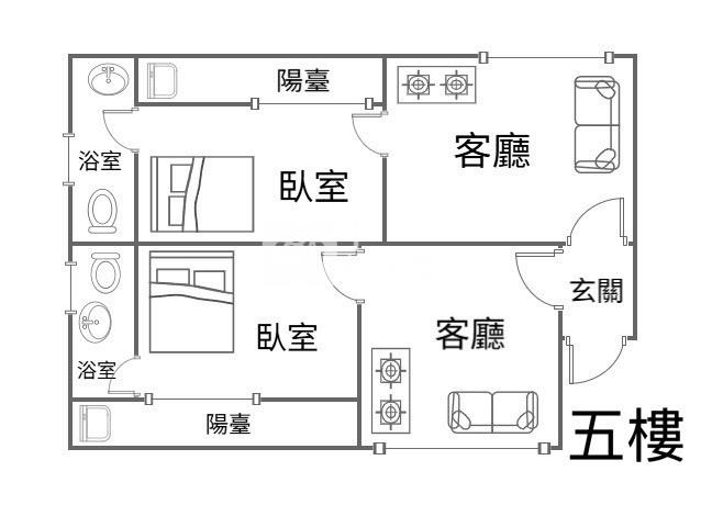 健行國小旁買五樓送六樓高投報收租3單位房屋室內格局與周邊環境