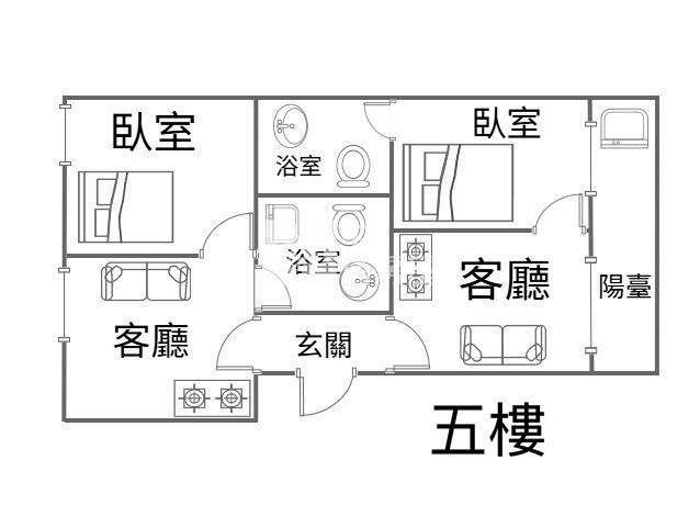 太原精武車站買五樓送六樓精美裝潢收租3單位房屋室內格局與周邊環境