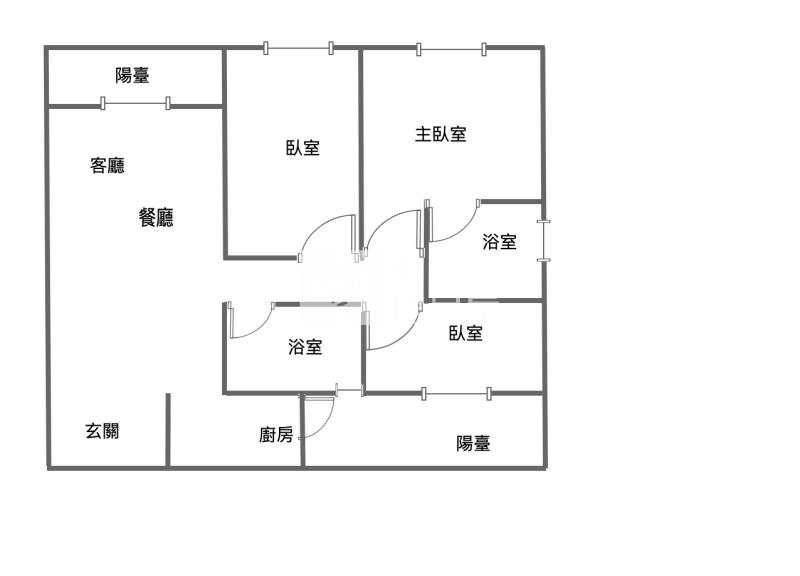 專*中壢交流道採光三房車｜雙衛浴開窗｜文化國小房屋室內格局與周邊環境