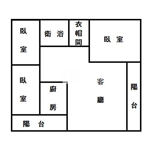 陽光學區美3房房屋室內格局與周邊環境