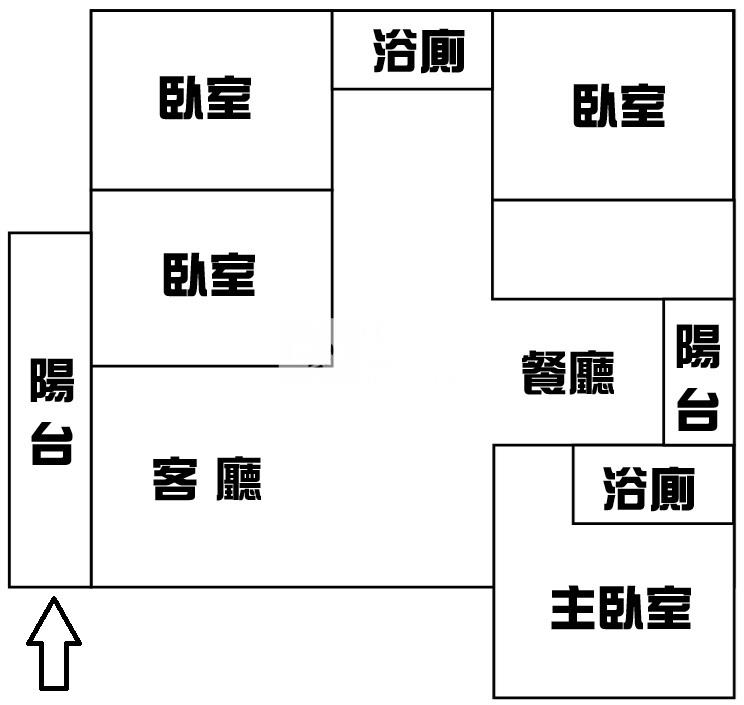 榮總商圈四房含車位房屋室內格局與周邊環境