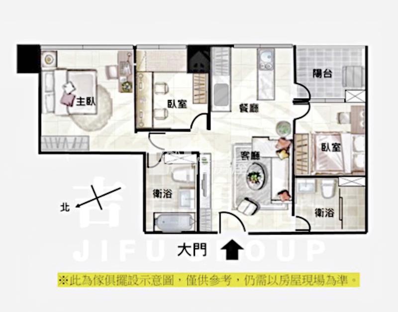 【神馬】A18水岸景觀公園宅3房+雙車(全新未住)房屋室內格局與周邊環境