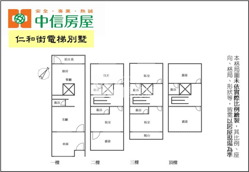 仁和街電梯別墅房屋室內格局與周邊環境