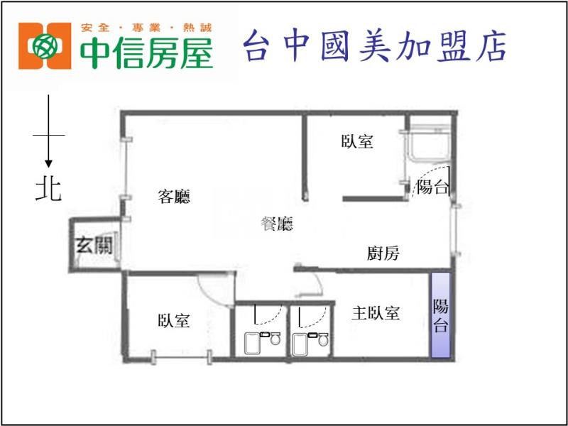 立人國中三房美廈房屋室內格局與周邊環境