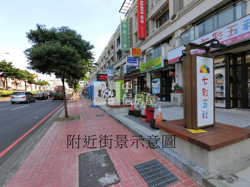 內壢三角窗收租金店面房屋室內格局與周邊環境