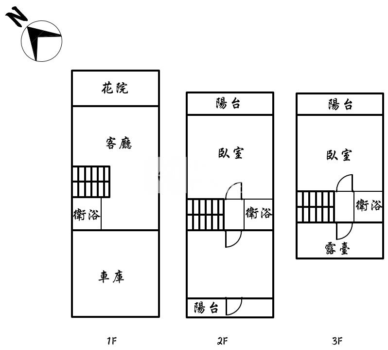 芳苑社區型邊間透天厝房屋室內格局與周邊環境