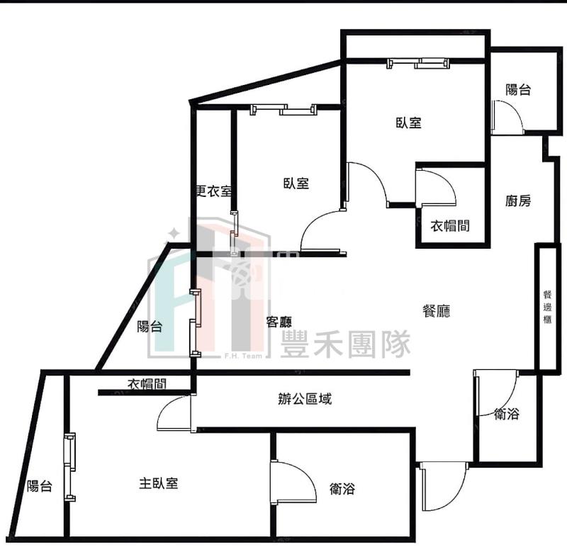 【豐禾】G11正藝文特區麗晶花園廣場3房雙車房屋室內格局與周邊環境