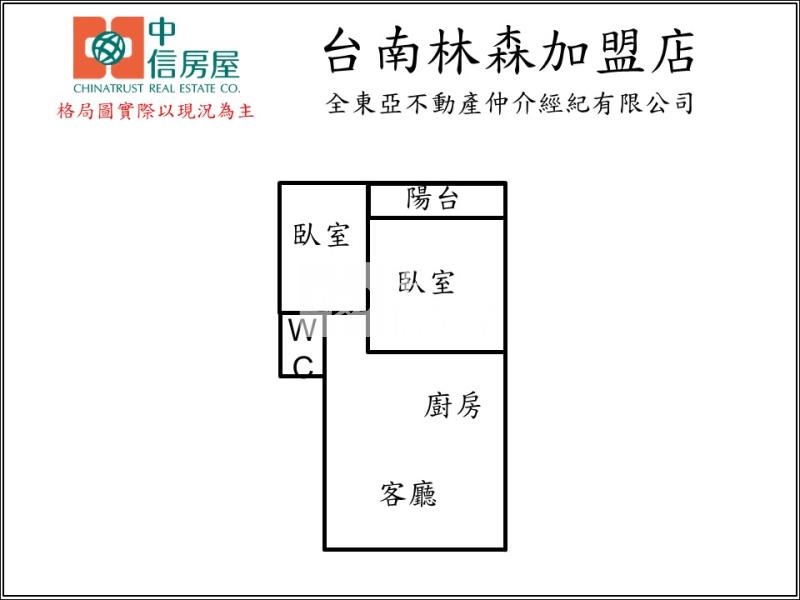 東區復興國中小明亮2房房屋室內格局與周邊環境