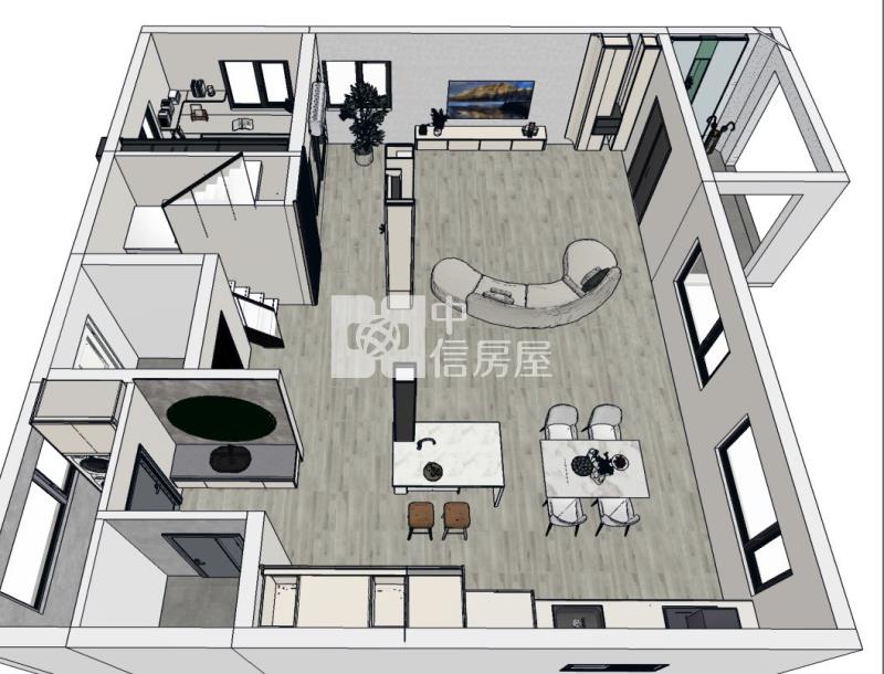 全新福人步道景觀電梯別墅房屋室內格局與周邊環境