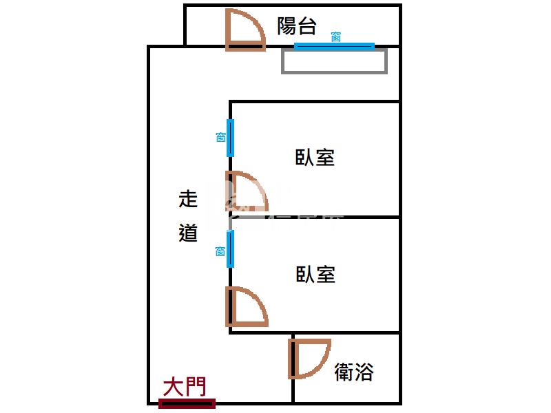 屏東房屋《自由美寓》房屋室內格局與周邊環境