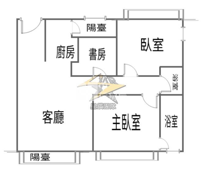 【星鑽】(專委)近台元AI園區縣政商圈低公設電梯大3房雙車房屋室內格局與周邊環境