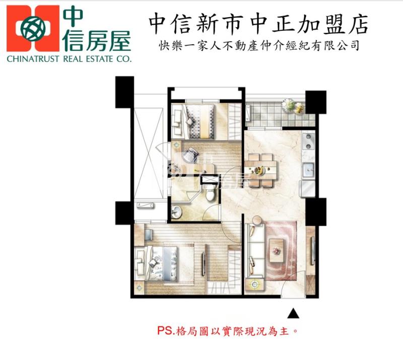 拒當租隊友.南科首購王房屋室內格局與周邊環境