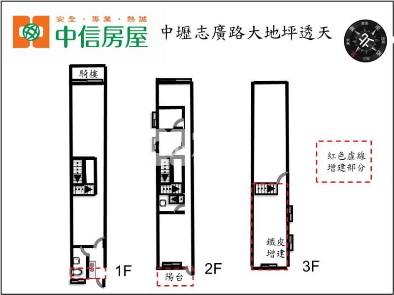 青果市場志廣路大地坪透店房屋室內格局與周邊環境