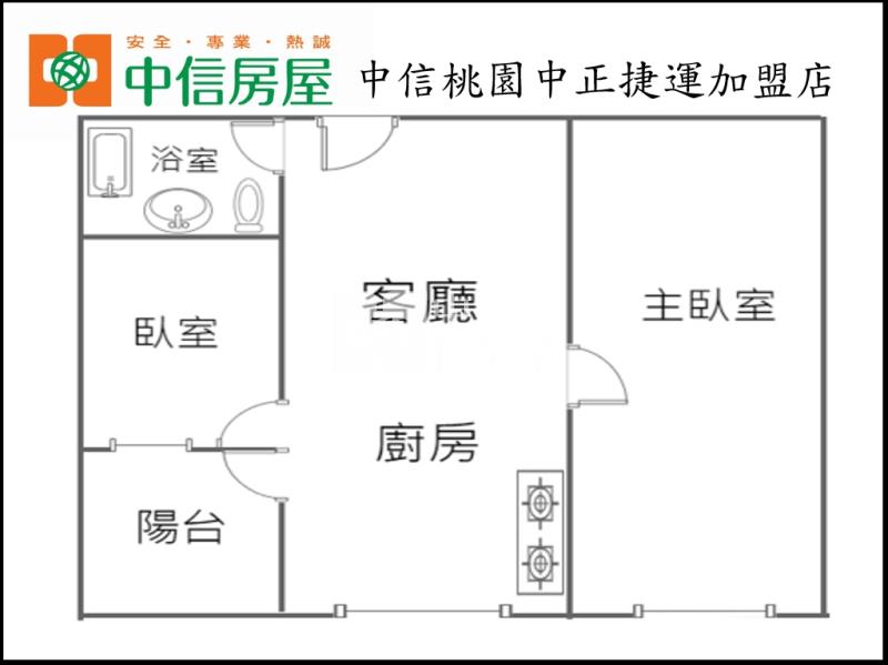 青埔國家大院2房車房屋室內格局與周邊環境