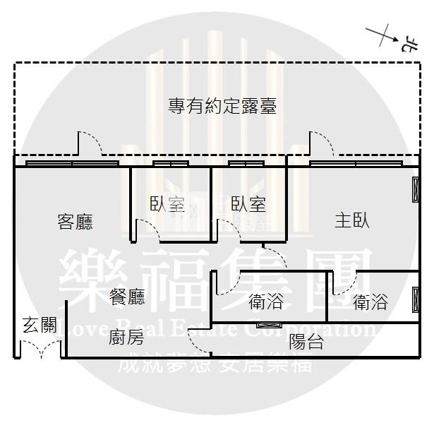 單元12蜜之地全新三房雙平車附大露臺房屋室內格局與周邊環境