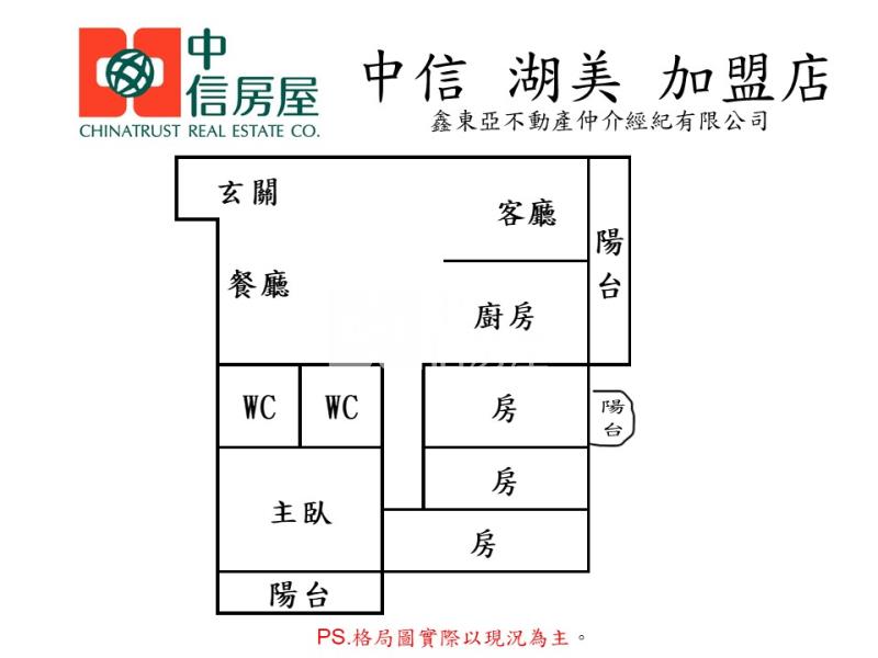 文化新世紀景觀4房+平車房屋室內格局與周邊環境