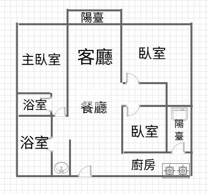 平鎮｜四季行館漂亮3房車 近家樂福房屋室內格局與周邊環境