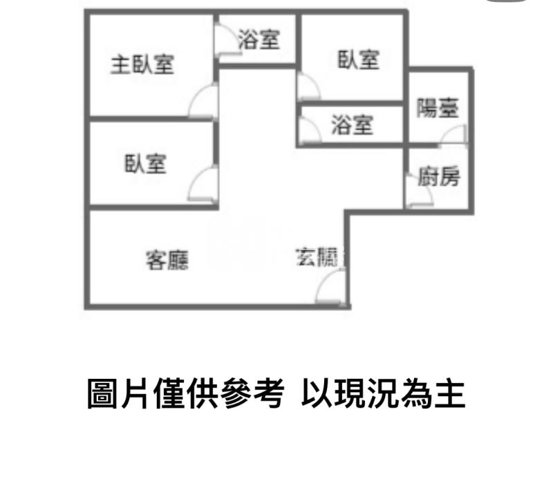 桃園大有全室整新三房車房屋室內格局與周邊環境