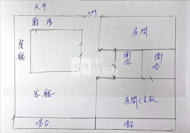 【新世紀】草漯國小華厦3房房屋室內格局與周邊環境