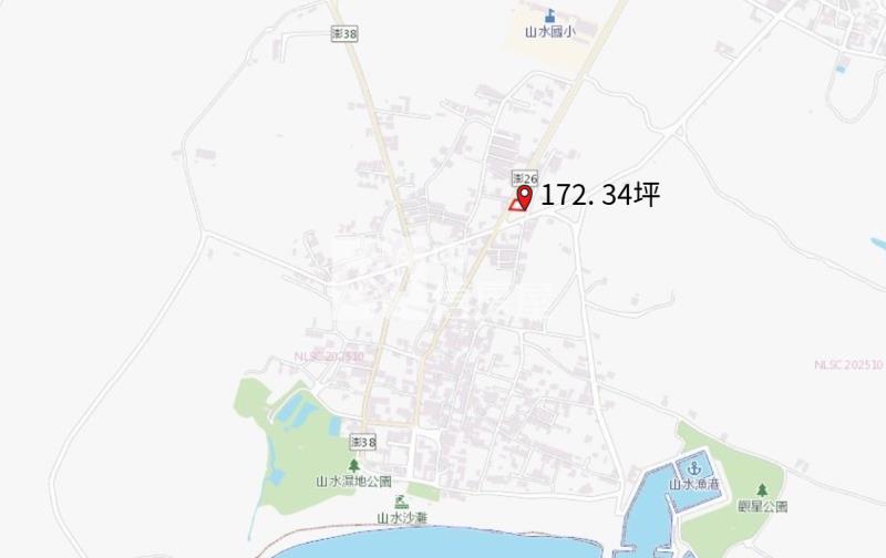 山水前後路方正美地房屋室內格局與周邊環境