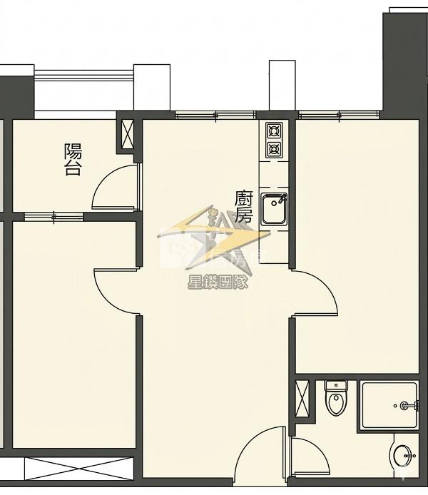 【星鑽】(專委)獨家-寶徠花園2房+車位【河岸宅】房屋室內格局與周邊環境