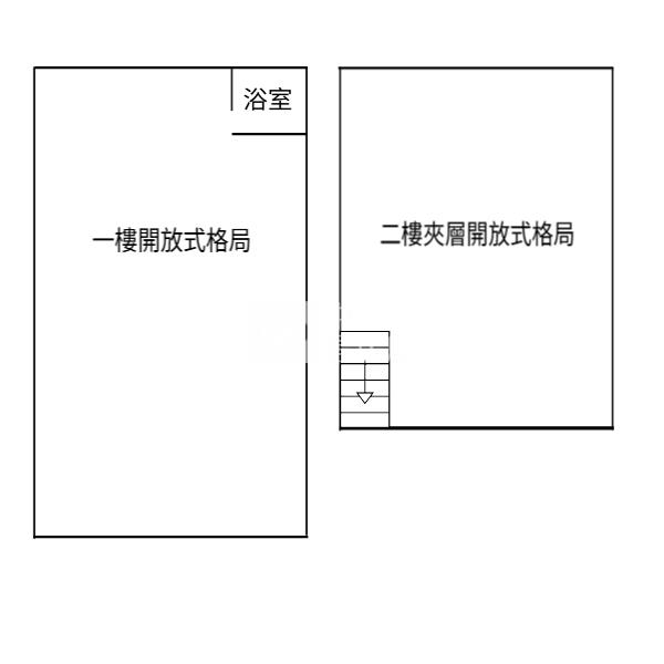 康橋寶台挑高店面房屋室內格局與周邊環境