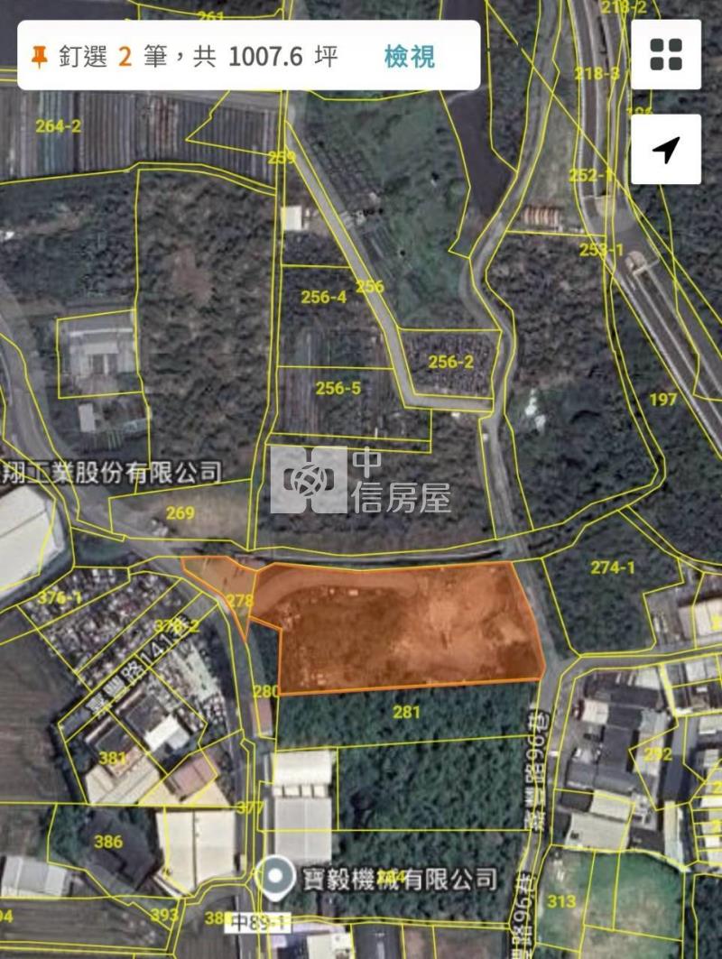 潭子大地坪三面臨路都內角地房屋室內格局與周邊環境