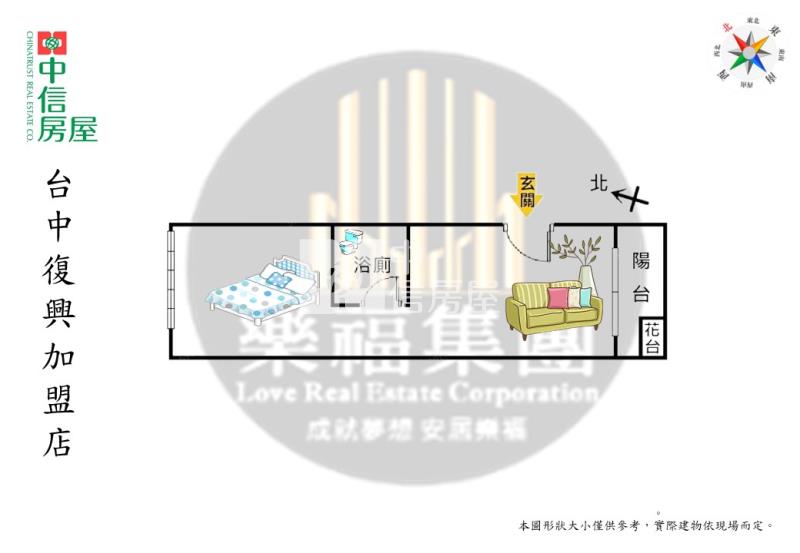 (樹德大樓)南區最俗大大套房房屋室內格局與周邊環境