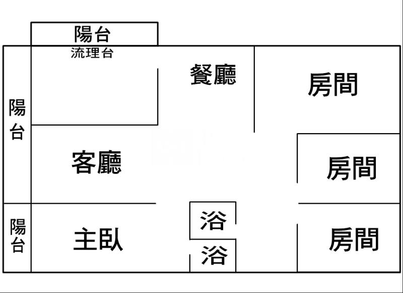 玉山國中明亮3房房屋室內格局與周邊環境