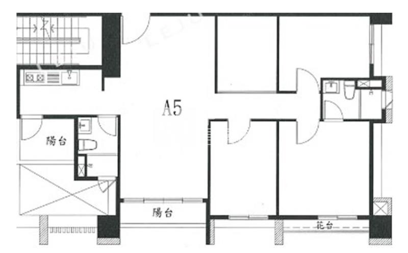 樺龍潮2+雙面採光4房車房屋室內格局與周邊環境