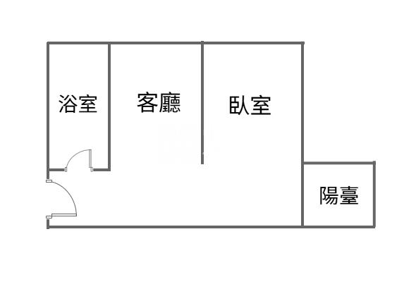 中壢福容京站精裝1房1廳房屋室內格局與周邊環境