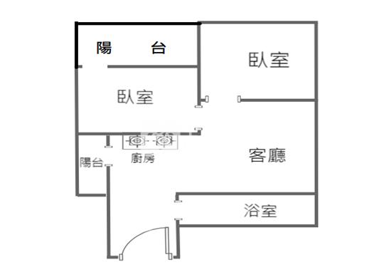 東山河精美高樓2房房屋室內格局與周邊環境