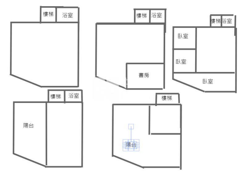 平鎮車站大地坪邊間透天(地43坪房屋室內格局與周邊環境