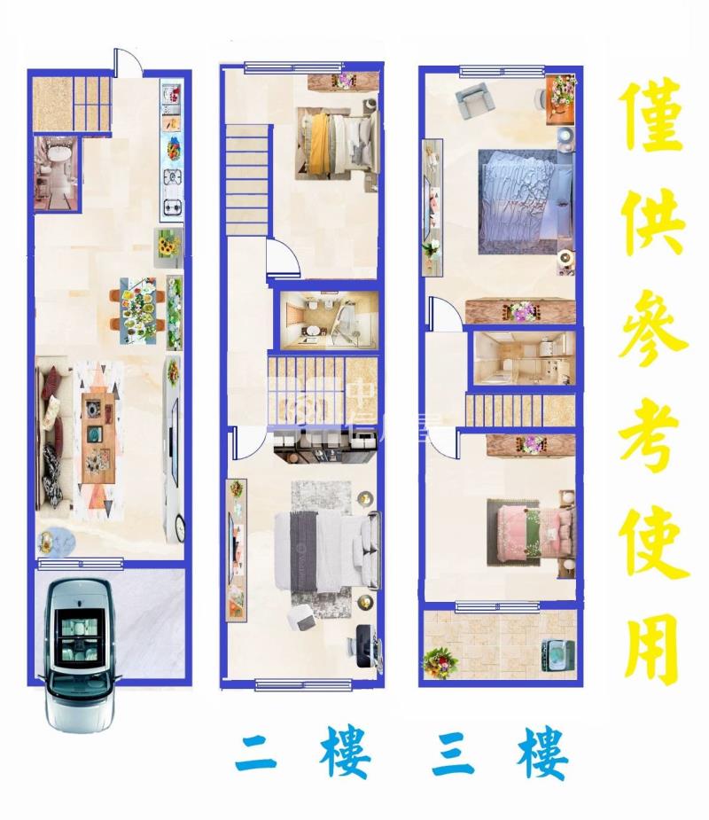 大寮低總價時尚車庫透天房屋室內格局與周邊環境