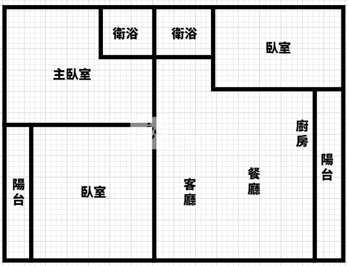獅子林低樓層美三房房屋室內格局與周邊環境