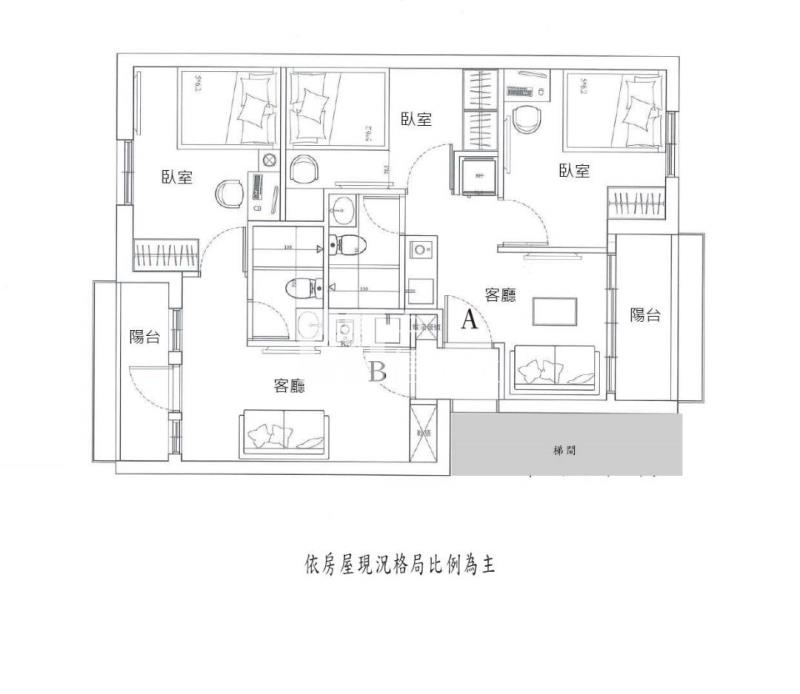 內壢文成北美寓收租套房房屋室內格局與周邊環境