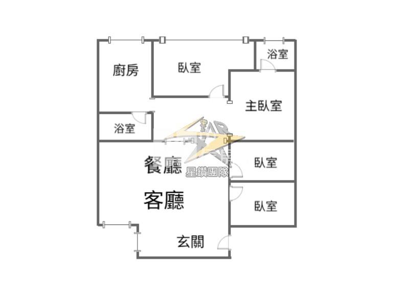 【星鑽】(專委)投資首選中壢火車站前黃金地段稀有釋出4房房屋室內格局與周邊環境