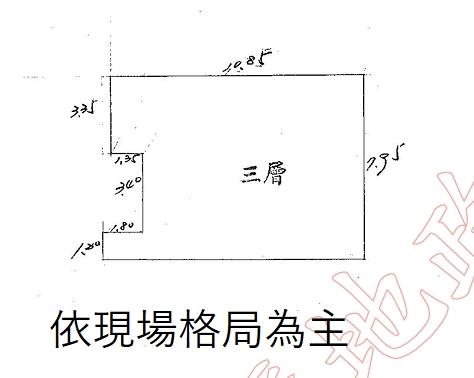 中原日新路公寓3樓房屋室內格局與周邊環境