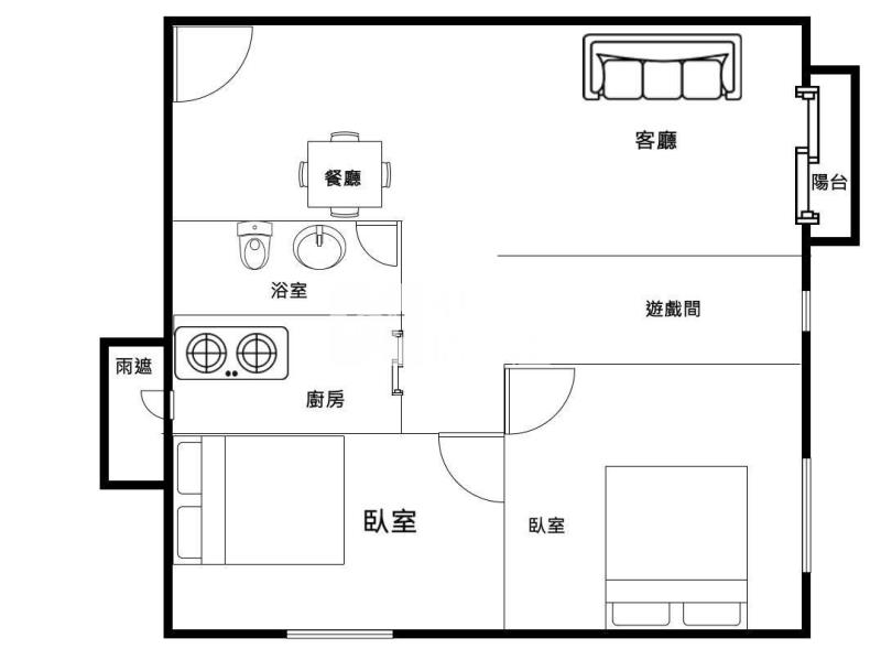 桃鶯商圈康鈞賦2+1房車房屋室內格局與周邊環境