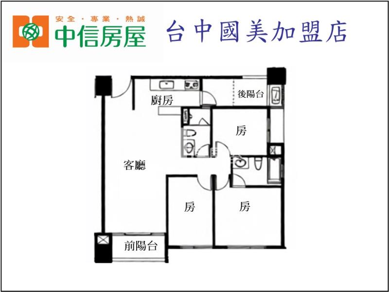 富宇豐馥三房雙平車房屋室內格局與周邊環境