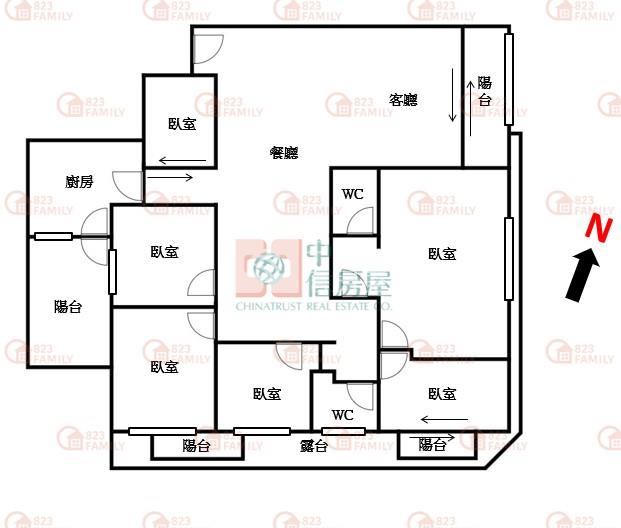 學府路角間6大房車位房屋室內格局與周邊環境