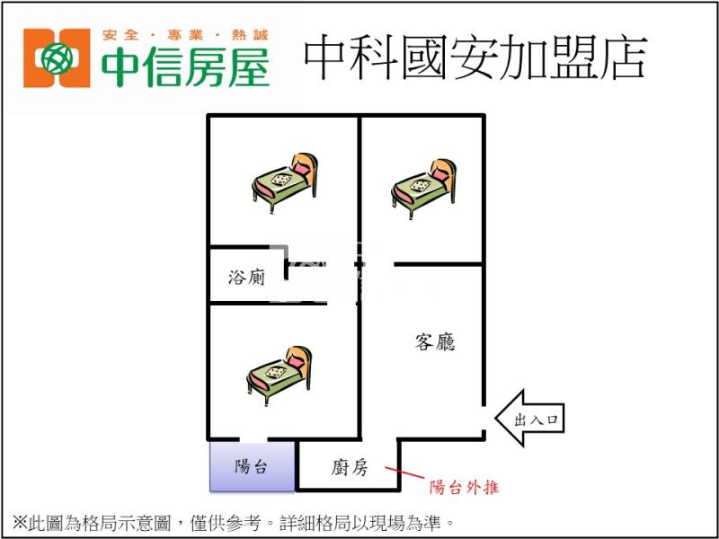 南屯黎明路電梯美三房房屋室內格局與周邊環境