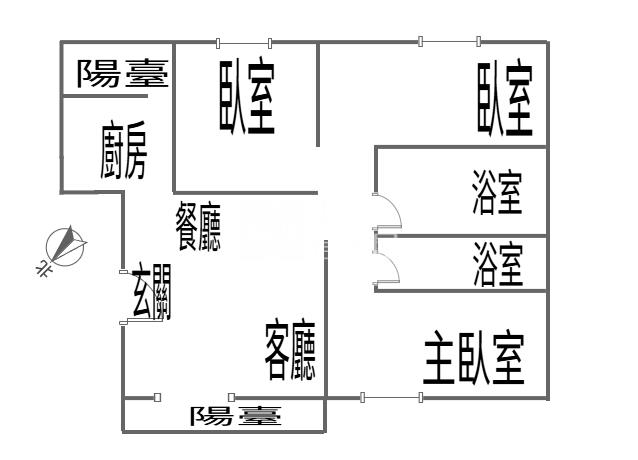 【奔馳】冠倫台北-翰林區3房房屋室內格局與周邊環境