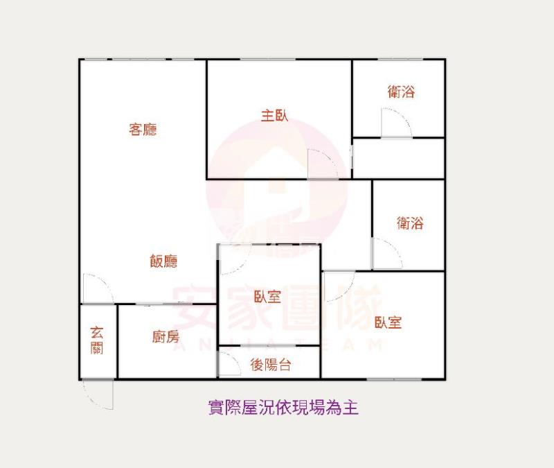 【安家】中壢後站傳世三希行館三房車房屋室內格局與周邊環境