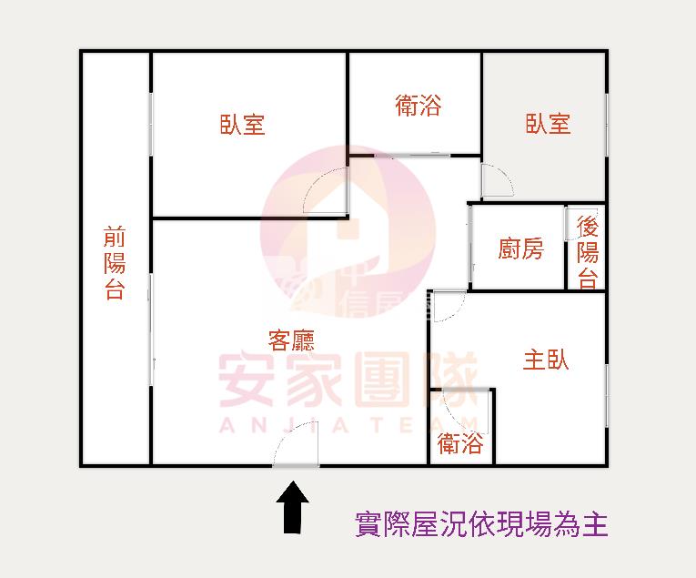 【安家】近楊梅中小學三房車房屋室內格局與周邊環境
