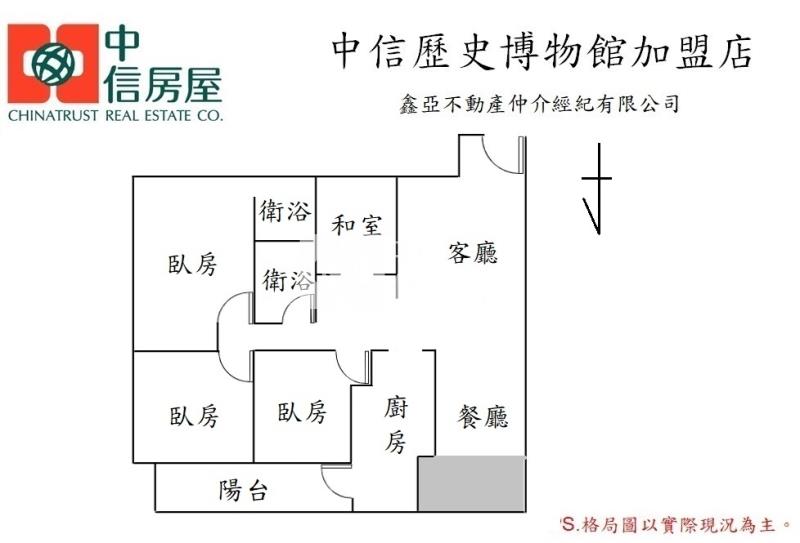 鄉城大鎮幸福四房車位宅房屋室內格局與周邊環境