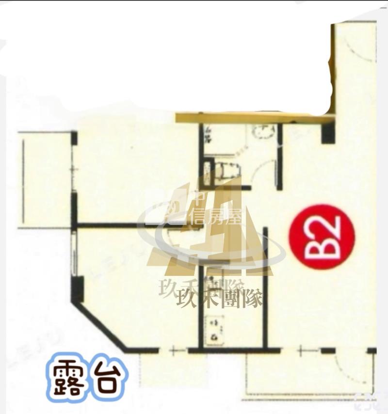 【玖禾】【專】草漯國小2房大露臺房屋室內格局與周邊環境