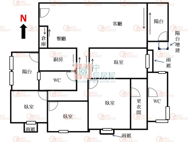 涵境高樓標準四房雙平車房屋室內格局與周邊環境